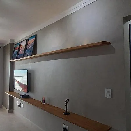 Apartamento Na Praia Grande II - Pe Na Areia Exterior foto