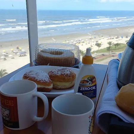 Apartamento Na Praia Grande II - Pe Na Areia Exterior foto