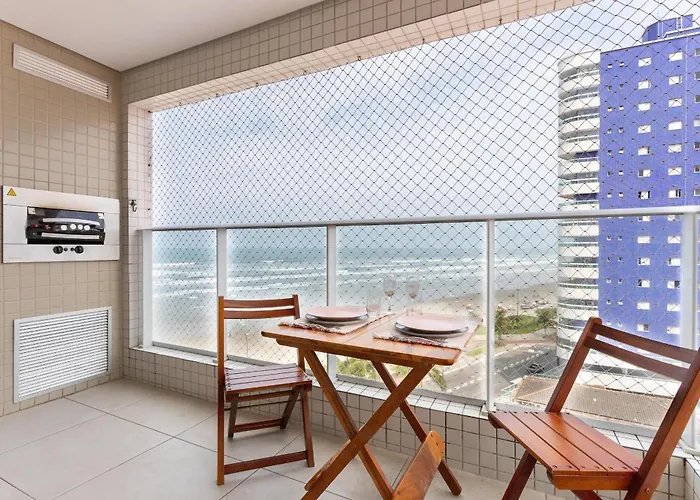 Apartamento Na Praia Grande II - Pe Na Areia